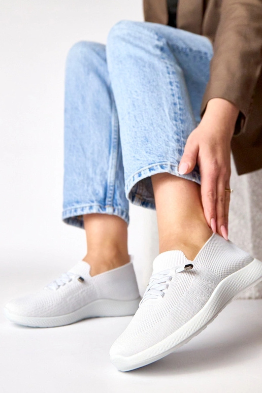 Witte dames sportschoenen Léa