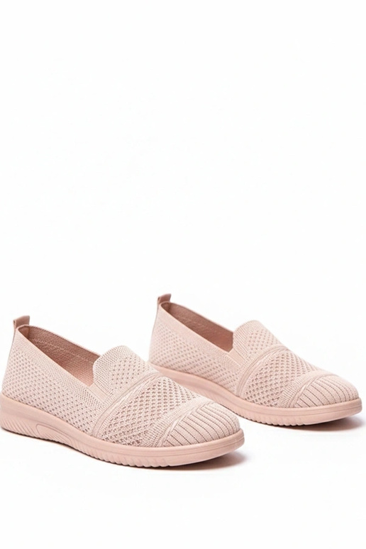 Rosa Slip-On Stoff-Sneaker Noémie