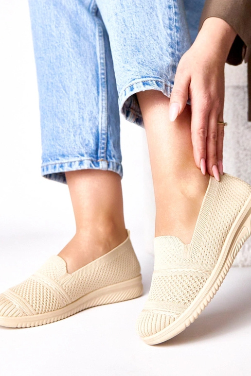 Zandkleurige instap stoffen...