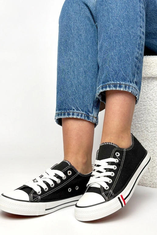 Baskets quotidiennes noires Manon