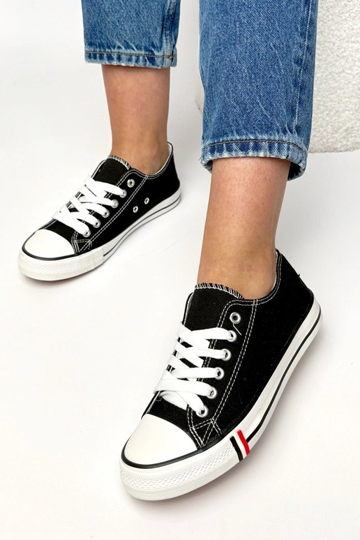 Baskets quotidiennes noires Manon