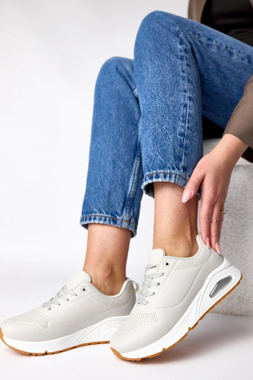 Graue Sneaker mit dicker Sohle Sylvie