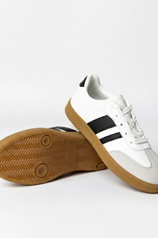 Witte dagelijkse sportschoenen met...