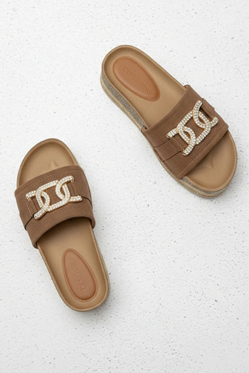 Sandales plateforme marron...