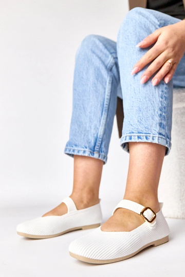 Ballerines en textile...