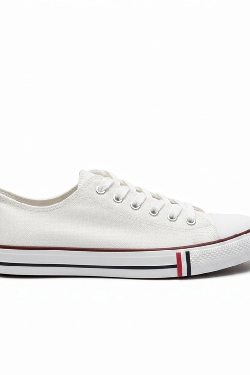 Witte heren klassieke sneakers Victor