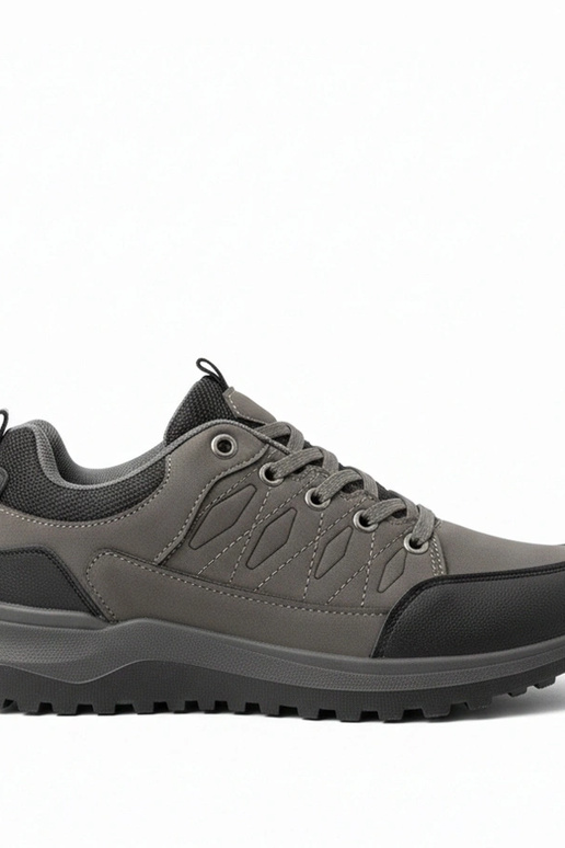 Grijze heren sneakers Leo