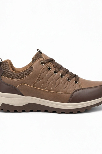 Bruine heren sneakers Leo