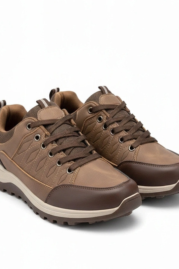 Baskets brunes pour hommes Leo 2