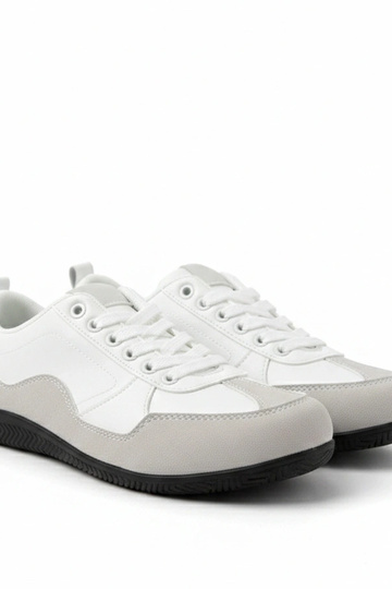 Baskets blanches pour hommes Leon