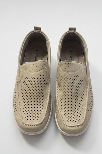 Mocassins perforés sable... 2