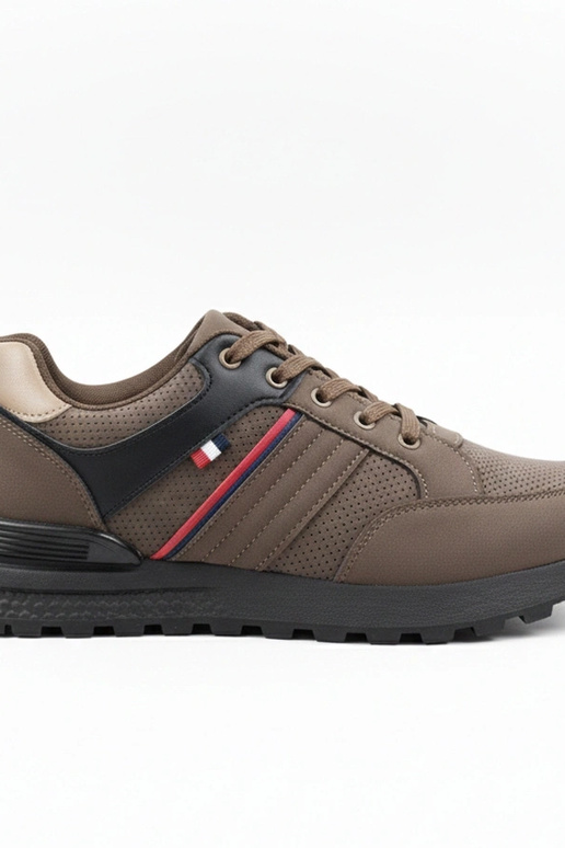 Rode heren casual sneakers Ethan