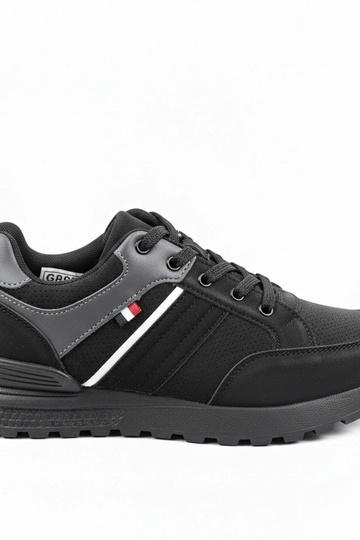 Baskets noires pour hommes de tous les jours Ethan