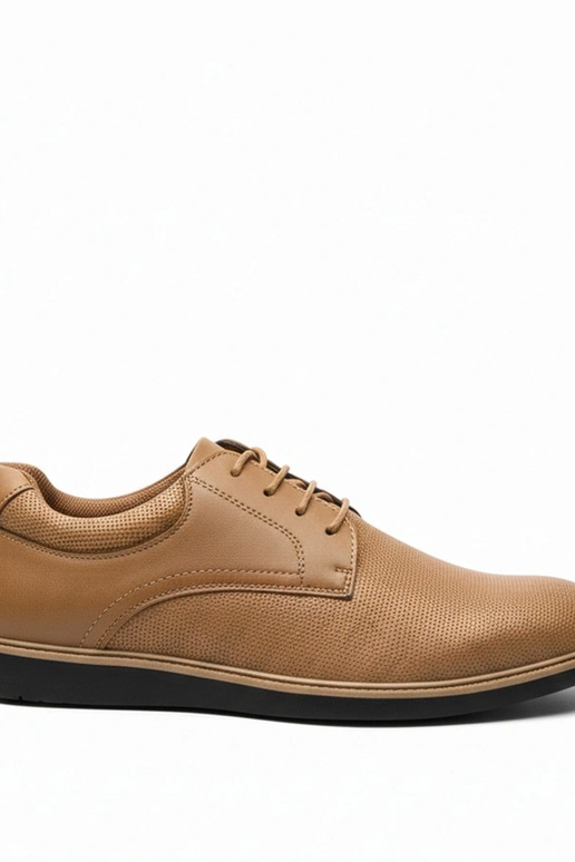 Braune Herren-Halbschuhe Oscar