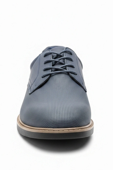 Bottines bleues foncées pour hommes de tous les jours Oscar