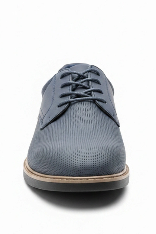 Dunkelblaue Herren-Halbschuhe Oscar