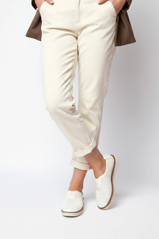 Bottines ajourées blanches Rosa