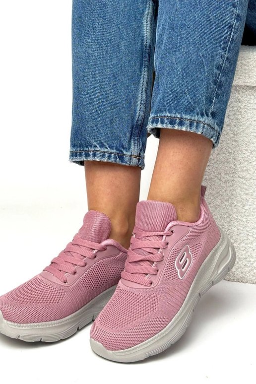 Roze sportieve schoenen met zachte...