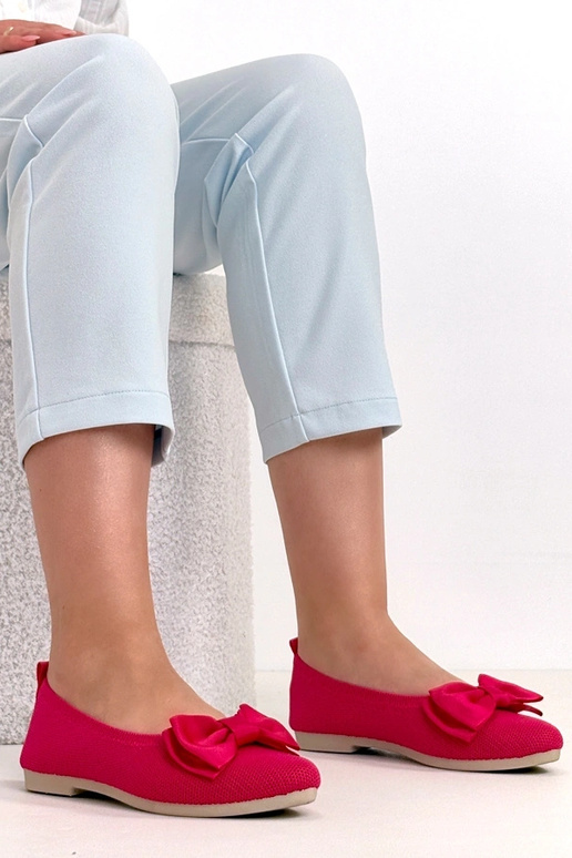 Ballerines en vison blanches avec...