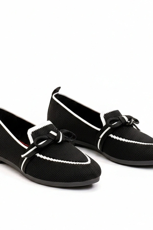 Schwarze Wildleder-Ballerinas mit...