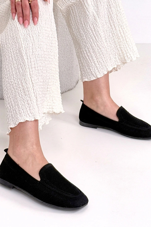 Mocassins en tissu blancs Addison