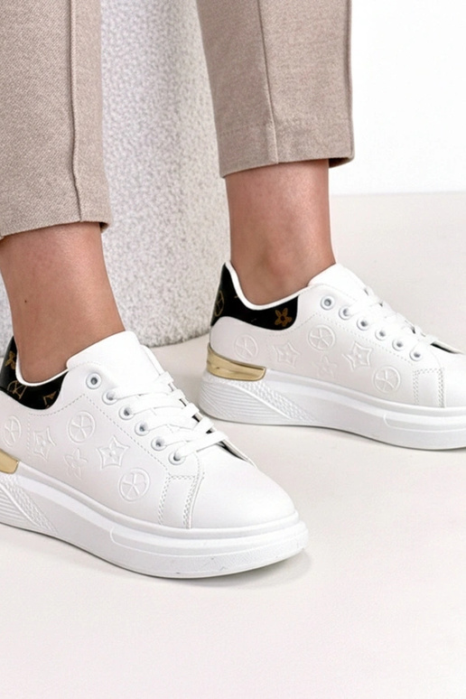 Witte sneakers met veters Peyton