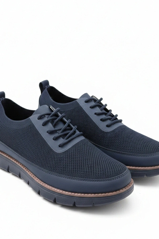 Donkerblauwe herensneakers Mateo