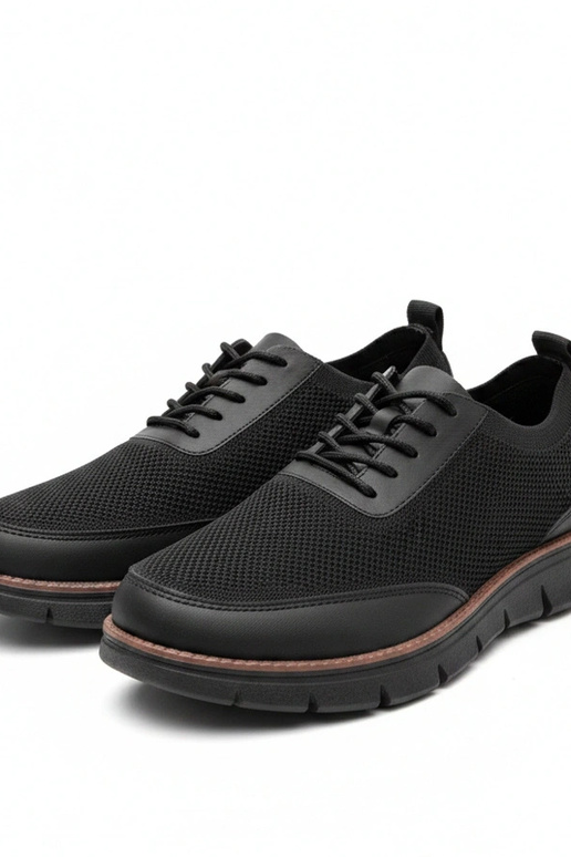 Schwarze Herren-Sportschuhe Mateo