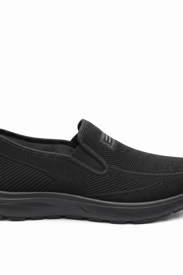 Baskets homme noires sans lacets Sebastian