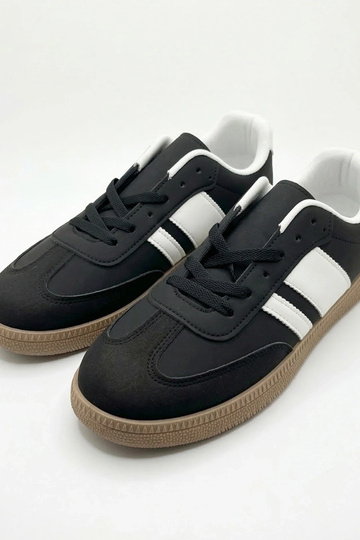 Schwarze Herren-Sportschuhe Juno