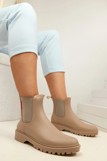 Bottes en caoutchouc sable foncé Alba 2