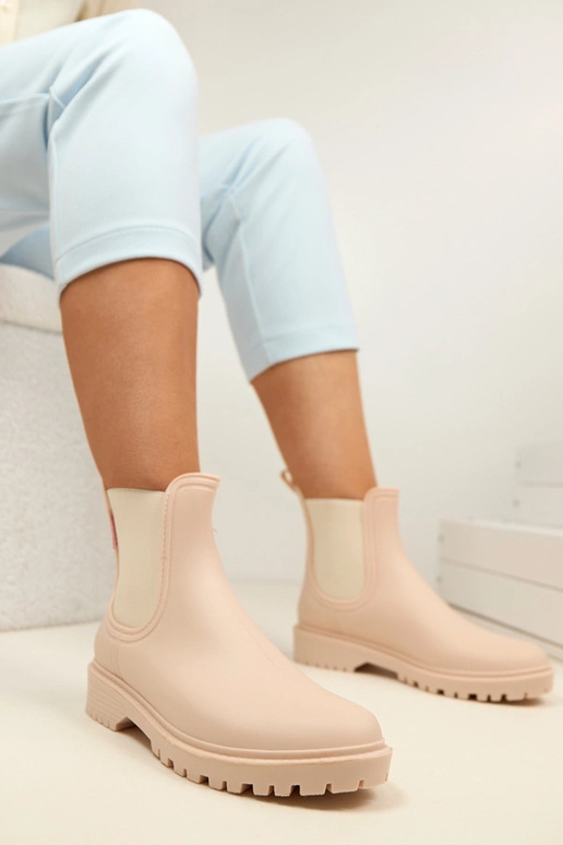 Bottes en caoutchouc sable Alba