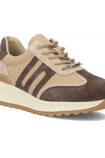 Bruine leren schoenen op... 2