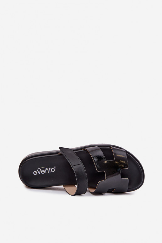 Leren pantoffels Damesmet lijmbevestigingem zInart Lemela