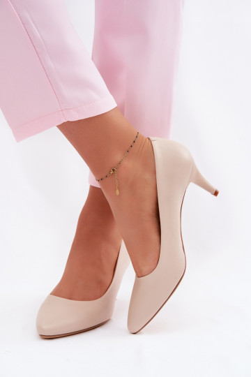 Chaussures en simili cuir Sergio Leone 1379 couleur ivoire