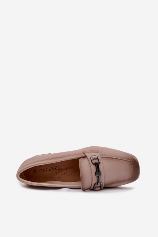 Peau chaussures Féminin Klocke avec des ornements Vinceza 39978 beige