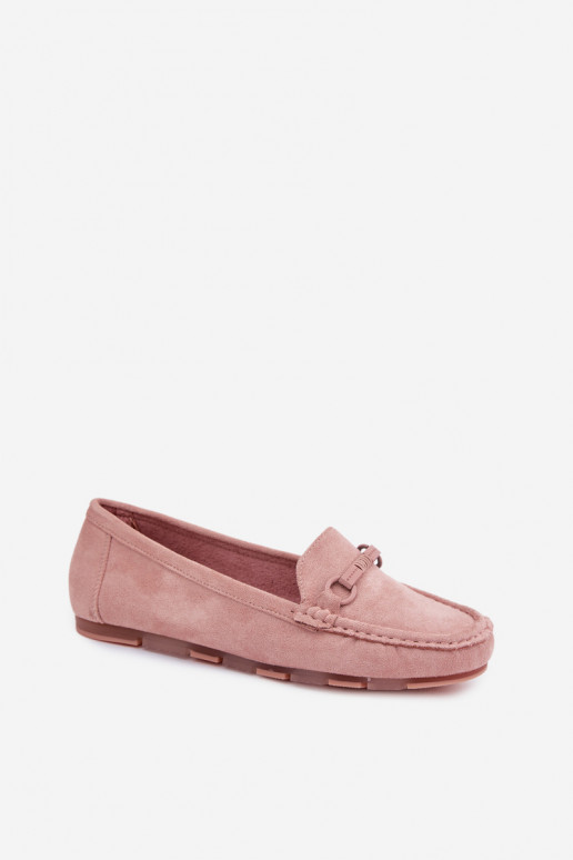 Mocassins Appartement pour femmes couleur rose Olisa