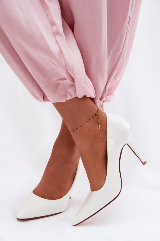 Klassieke gelakte stilettosImitacji Skóry Initte kleur Odira