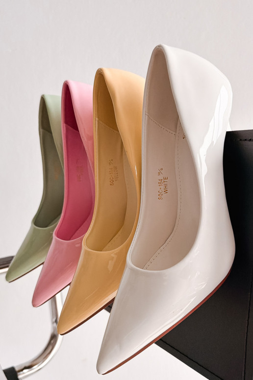 Klassieke gelakte stilettosImitacji Skóry Initte kleur Odira