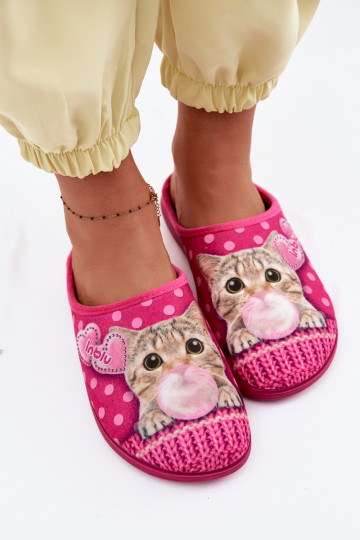 Chaussons Féminin ChatonGumą BalonoÀą Inblu EC000093 couleur rose 2