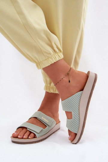 Pantoufles pour femmes INBLU AG000015 couleur verte