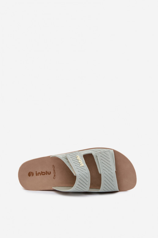 Pantoufles pour femmes INBLU AG000015 couleur verte