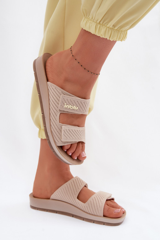 Damenhausschuhe INBLU AG000015 Beige