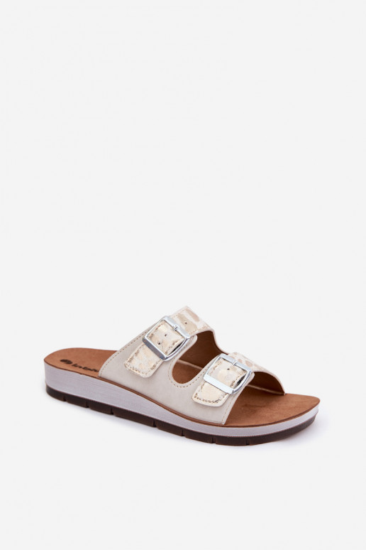 Damenhausschuhe mit Schnallen Inblu CP000063 Zueiße Farbe