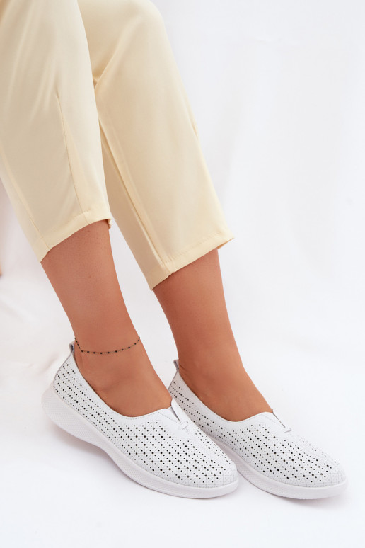 Haut mit durchbrochenen Elementen Schuhe Feminin Zueiße Farbe Eliva