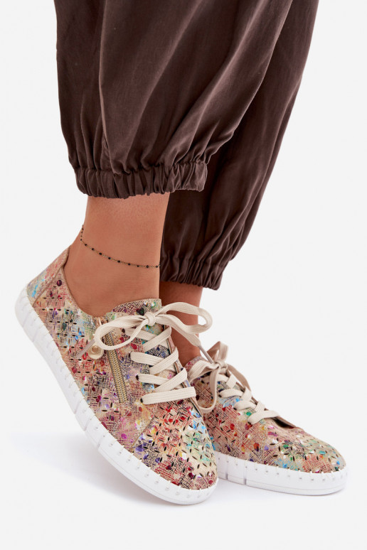 met elementen van opengeInerkt schoenenOpturalnego van suèdeu Verschillende kleuren Kamelia