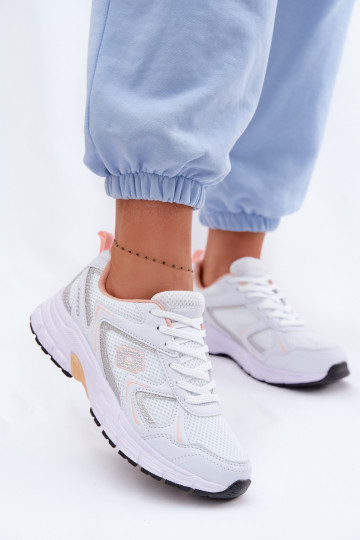 baskets Chaussures modèle baskets Féminin LOTTO KITAURA couleur blanche 2