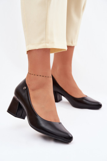 Chaussures avec des talons Vinceza 62292 couleur noire 2
