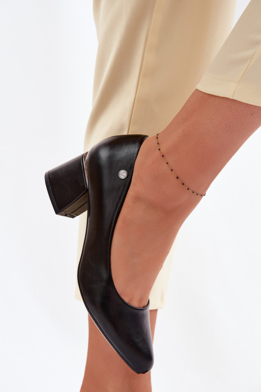 Schuhe mit Absätzen Vinceza 62292 schZuarze Farbe