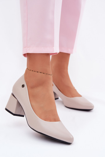 Grijze schoenen met hakken Vinceza 62292